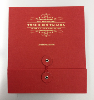 TOSHIHIKO TAHARA DOUBLE T TOUR 2012 LIVE DVD <LIMITED EDITION> BOX